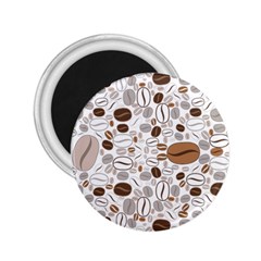 Brown Coffee Beans Pattern 2 25  Magnets