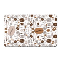 Brown Coffee Beans Pattern Magnet (rectangular)