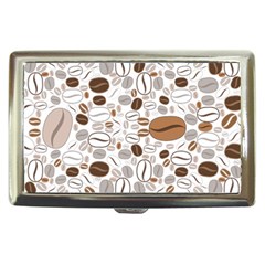 Brown Coffee Beans Pattern Cigarette Money Case