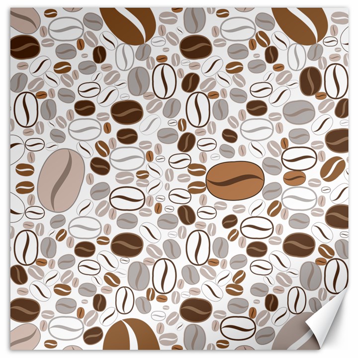 Brown Coffee Beans Pattern Canvas 20  x 20 