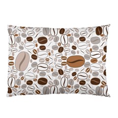 Brown Coffee Beans Pattern Pillow Case