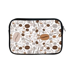 Brown Coffee Beans Pattern Apple Ipad Mini Zipper Cases by Jancukart