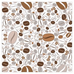 Brown Coffee Beans Pattern Lightweight Scarf  by Jancukart