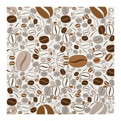 Brown Coffee Beans Pattern Banner And Sign 3  X 3 