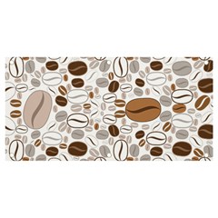 Brown Coffee Beans Pattern Banner And Sign 4  X 2  by Jancukart