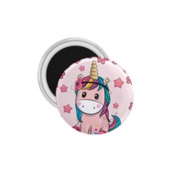 Cartoon Unicorn Fantasy 1 75  Magnets