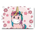 Cartoon Unicorn Fantasy Large Doormat  30 x20  Door Mat