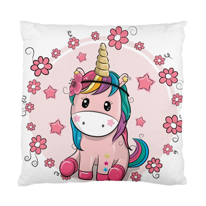 Cartoon Unicorn Fantasy Standard Cushion Case (One Side)