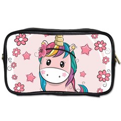 Cartoon Unicorn Fantasy Toiletries Bag (two Sides)