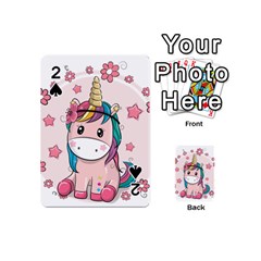 Cartoon Unicorn Fantasy Playing Cards 54 Designs (mini)