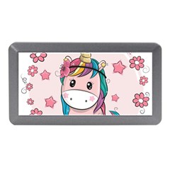 Cartoon Unicorn Fantasy Memory Card Reader (mini) by Jancukart