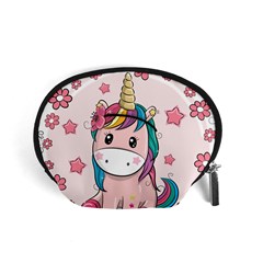 Cartoon Unicorn Fantasy Accessory Pouch (small)