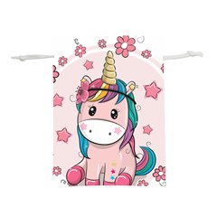 Cartoon Unicorn Fantasy Lightweight Drawstring Pouch (s)