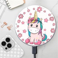 Cartoon Unicorn Fantasy Wireless Charger by Jancukart