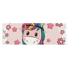 Cartoon Unicorn Fantasy Banner And Sign 6  X 2 