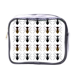 Ant Insect Pattern Cartoon Ants Mini Toiletries Bag (one Side) by Ravend