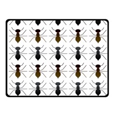 Ant Insect Pattern Cartoon Ants Fleece Blanket (small) by Ravend