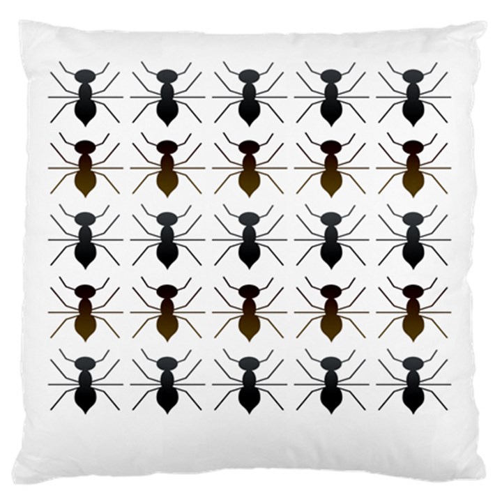 Ant Insect Pattern Cartoon Ants Standard Flano Cushion Case (Two Sides)