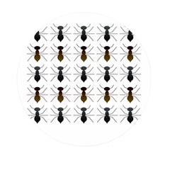 Ant Insect Pattern Cartoon Ants Mini Round Pill Box (pack Of 5) by Ravend