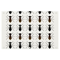 Ant Insect Pattern Cartoon Ants Banner And Sign 6  X 4  by Ravend