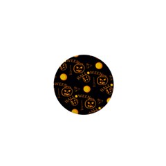 Halloween Background Pattern 1  Mini Buttons