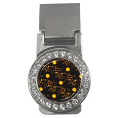 Halloween Background Pattern Money Clips (CZ) 