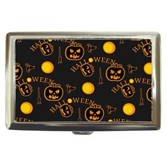 Halloween Background Pattern Cigarette Money Case