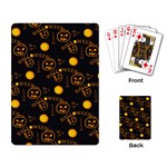 Halloween Background Pattern Playing Cards Single Design (Rectangle) Back