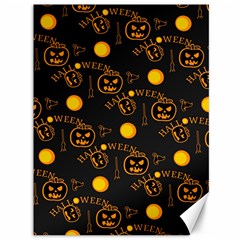 Halloween Background Pattern Canvas 36  x 48 