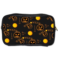 Halloween Background Pattern Toiletries Bag (One Side)