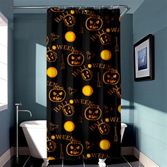 Halloween Background Pattern Shower Curtain 36  x 72  (Stall) 