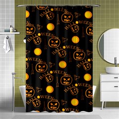 Halloween Background Pattern Shower Curtain 48  x 72  (Small) 