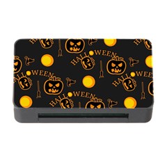 Halloween Background Pattern Memory Card Reader with CF