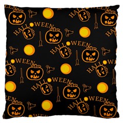 Halloween Background Pattern Large Cushion Case (Two Sides)