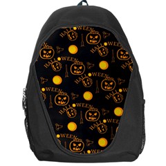 Halloween Background Pattern Backpack Bag