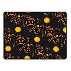 Halloween Background Pattern Double Sided Fleece Blanket (Small) 