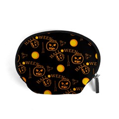 Halloween Background Pattern Accessory Pouch (Small)