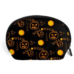 Halloween Background Pattern Accessory Pouch (Large)