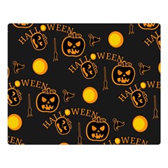 Halloween Background Pattern Double Sided Flano Blanket (Large) 