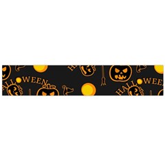 Halloween Background Pattern Large Flano Scarf 