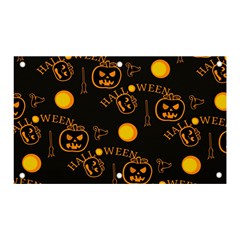 Halloween Background Pattern Banner And Sign 5  X 3  by Ravend