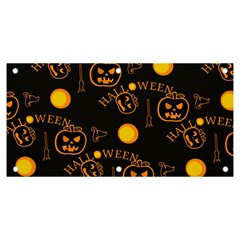 Halloween Background Pattern Banner And Sign 6  X 3  by Ravend