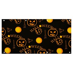 Halloween Background Pattern Banner and Sign 8  x 4 