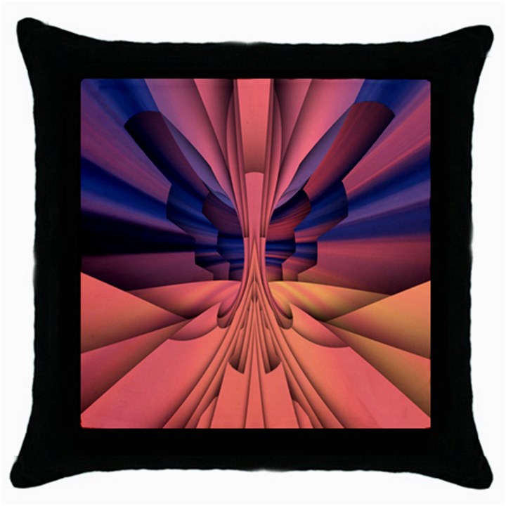 Pattern Colorful Background Abstarct Throw Pillow Case (Black)