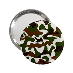 Camouflage Print Pattern 2 25  Handbag Mirrors by Ravend