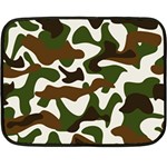 Camouflage Print Pattern Fleece Blanket (Mini) 35 x27  Blanket