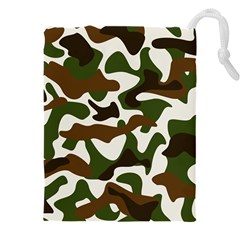 Camouflage Print Pattern Drawstring Pouch (5xl) by Ravend