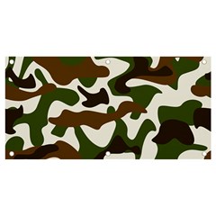 Camouflage Print Pattern Banner And Sign 4  X 2 