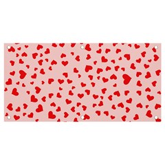 Hearts Valentine Heart Pattern Banner And Sign 4  X 2 