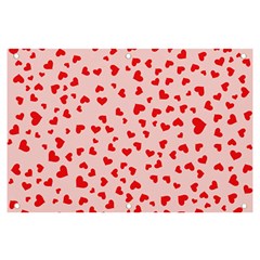 Hearts Valentine Heart Pattern Banner And Sign 6  X 4  by Ravend